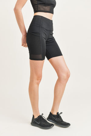 Biker Shorts w/ Side Pockets