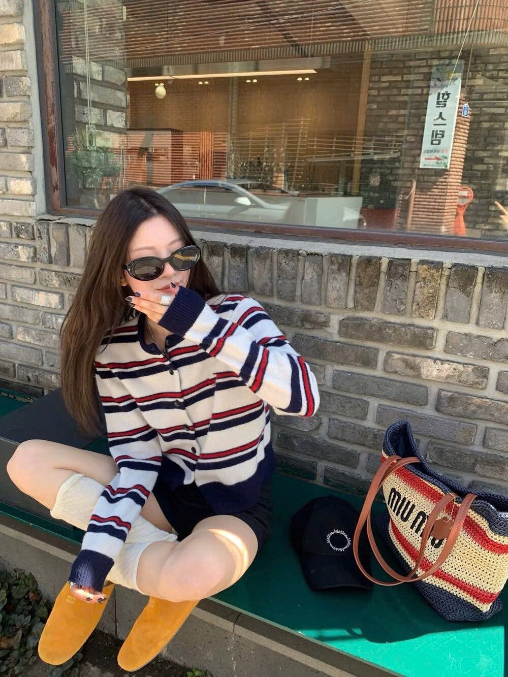 Striped Knit Top