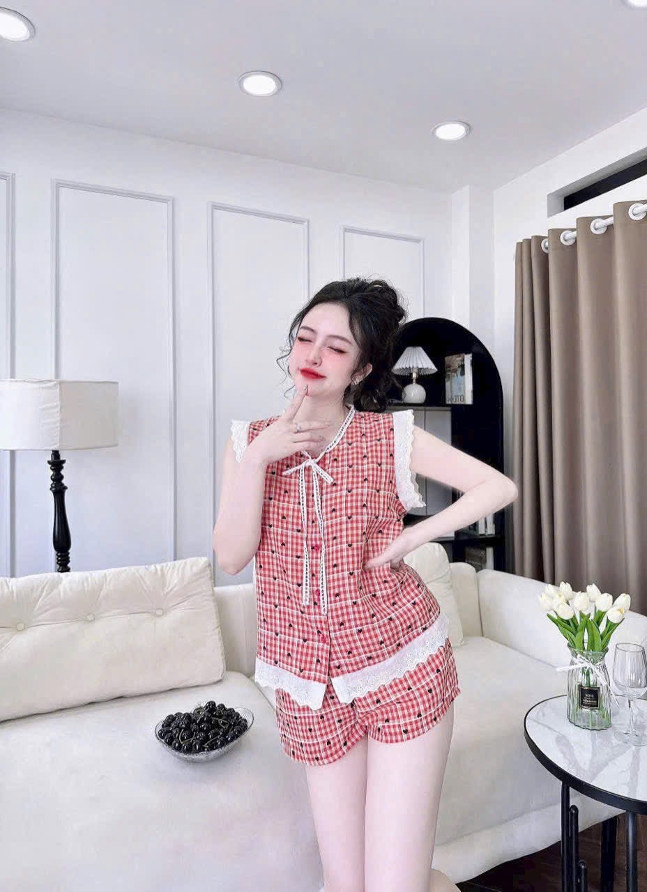 (90-120 lbs) Sleevelessed Kate Pajama Set