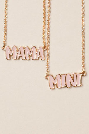 SET of 2 pc - Mami and Mini Necklaces