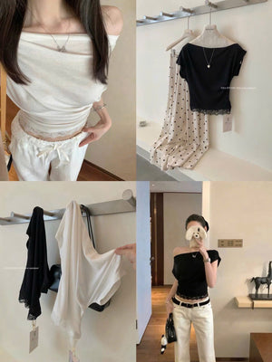 Open shoulder Top