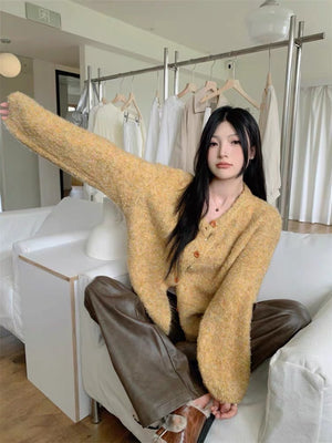 Sonoma Mustard Cardigan