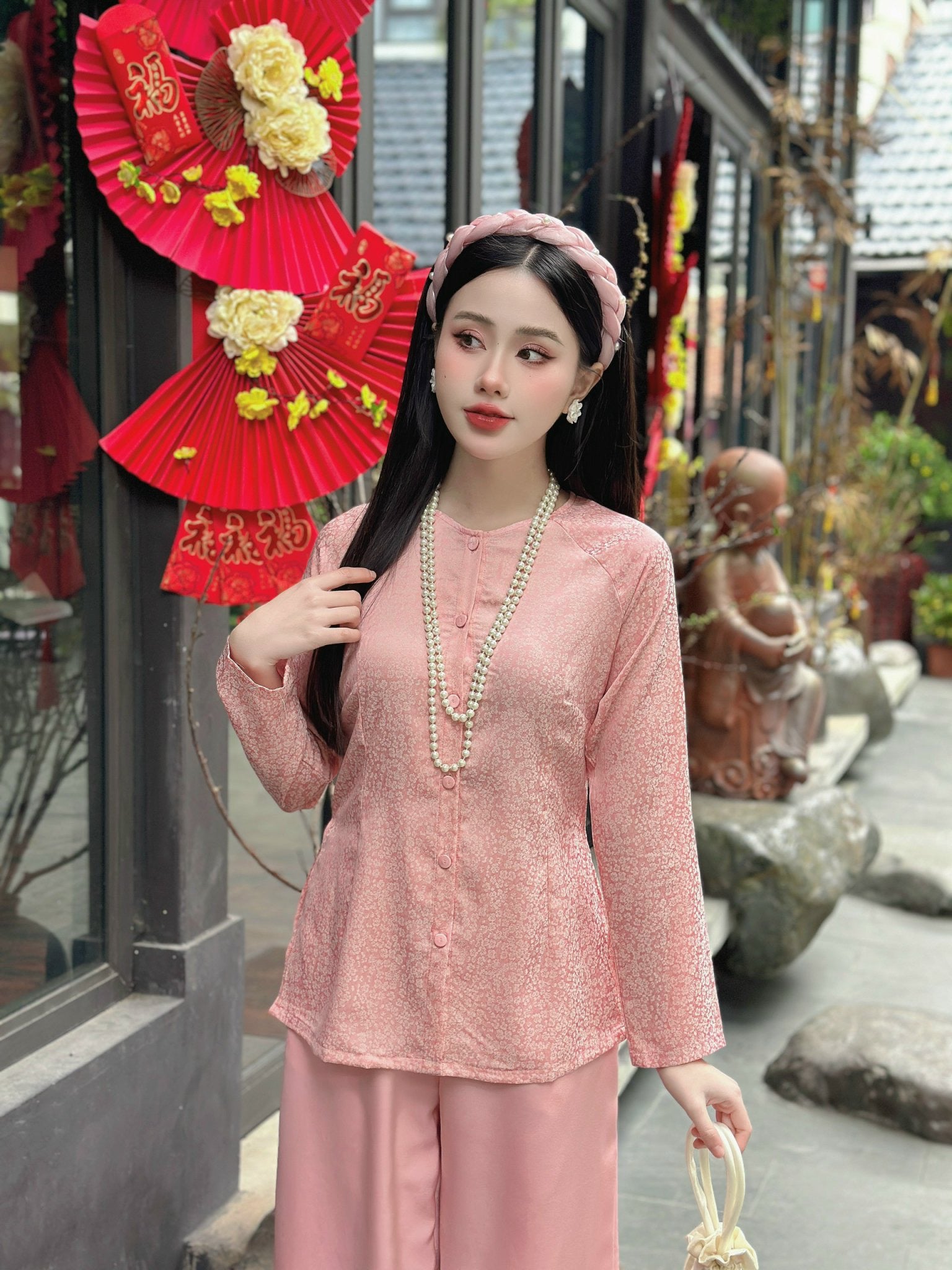 B36 S - Bà Ba Gấm Hoa Cao Cấp