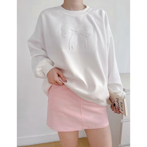 Sweatshirt with Bow up front