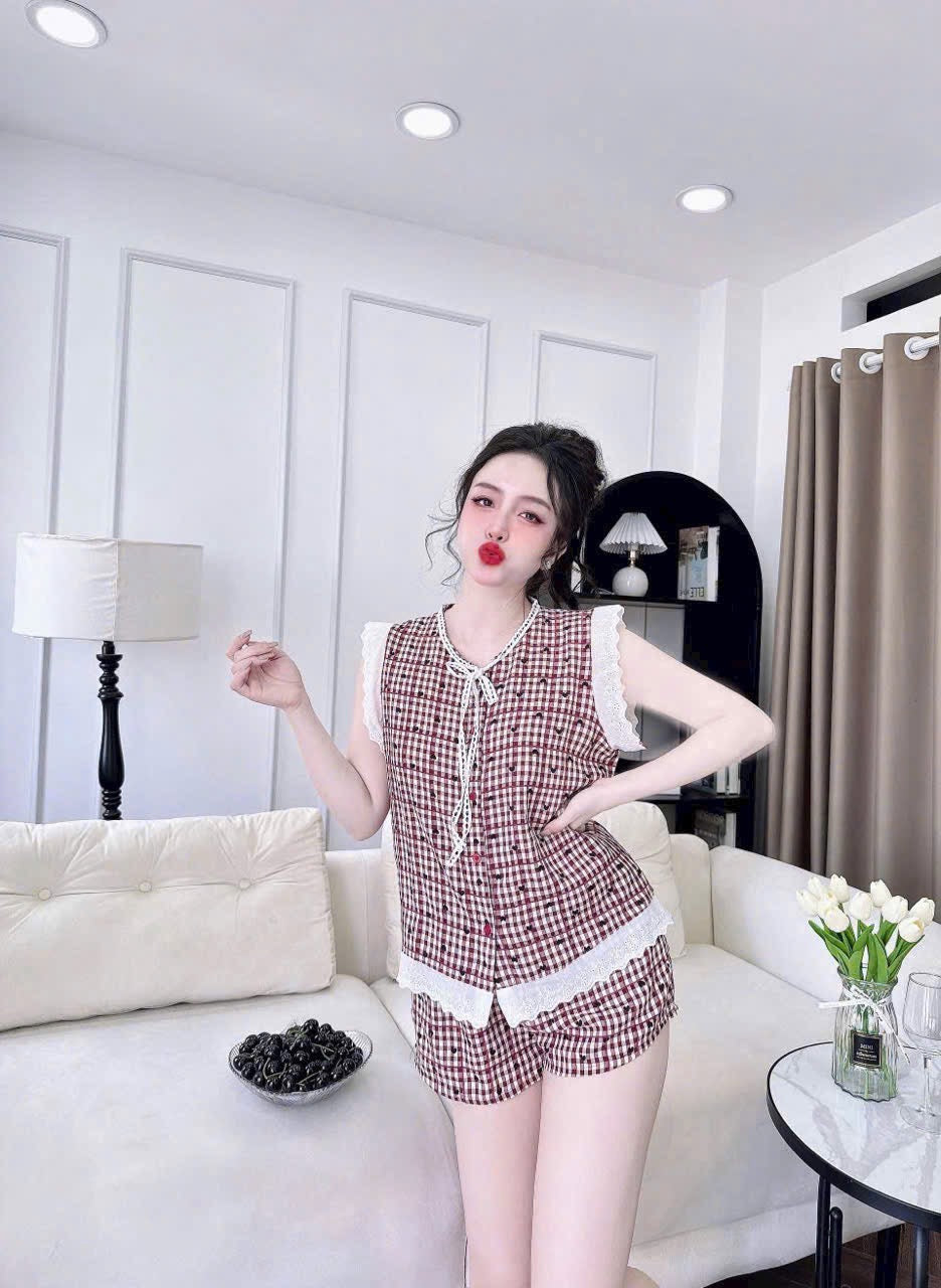 (90-120 lbs) Sleevelessed Kate Pajama Set