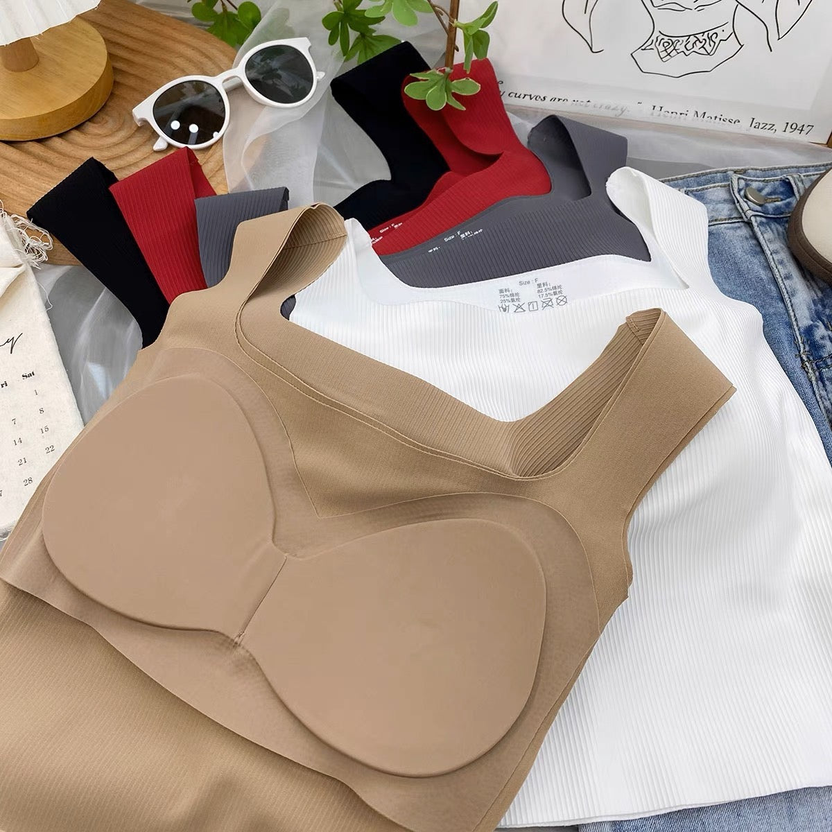 Padded Sleeveless Top