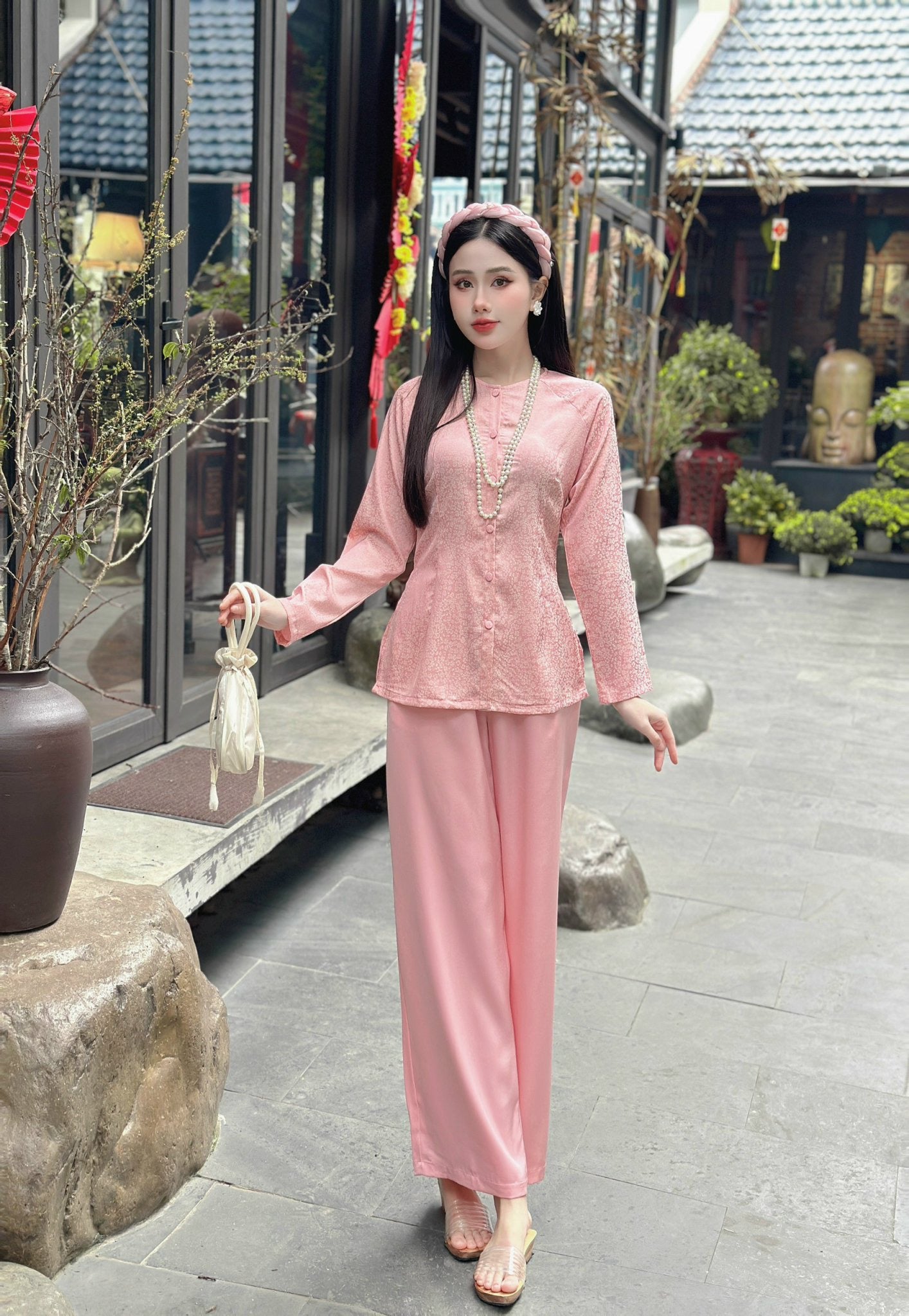 B36 S - Bà Ba Gấm Hoa Cao Cấp