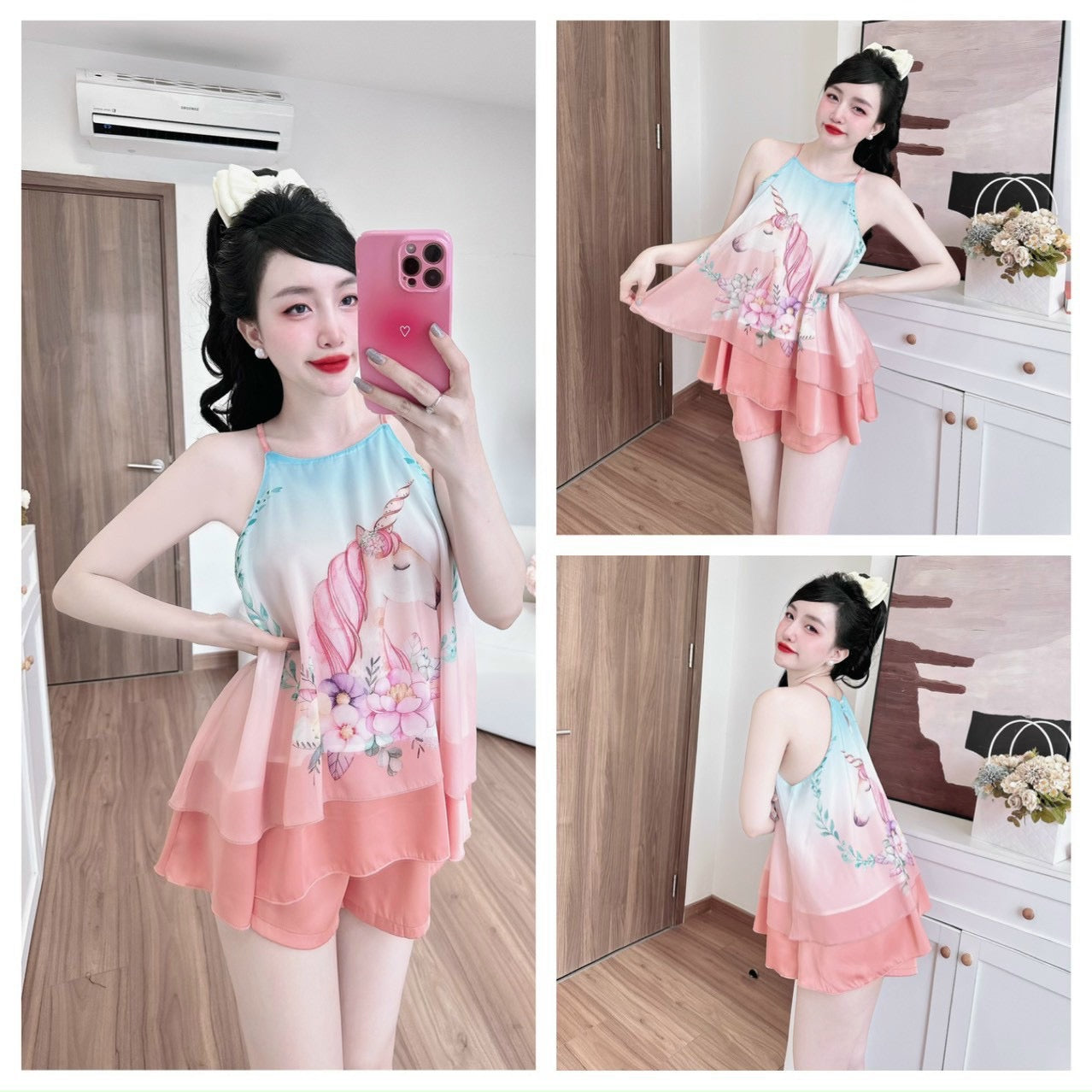 Yếm Đùi Cao Cấp Cute Pajamas