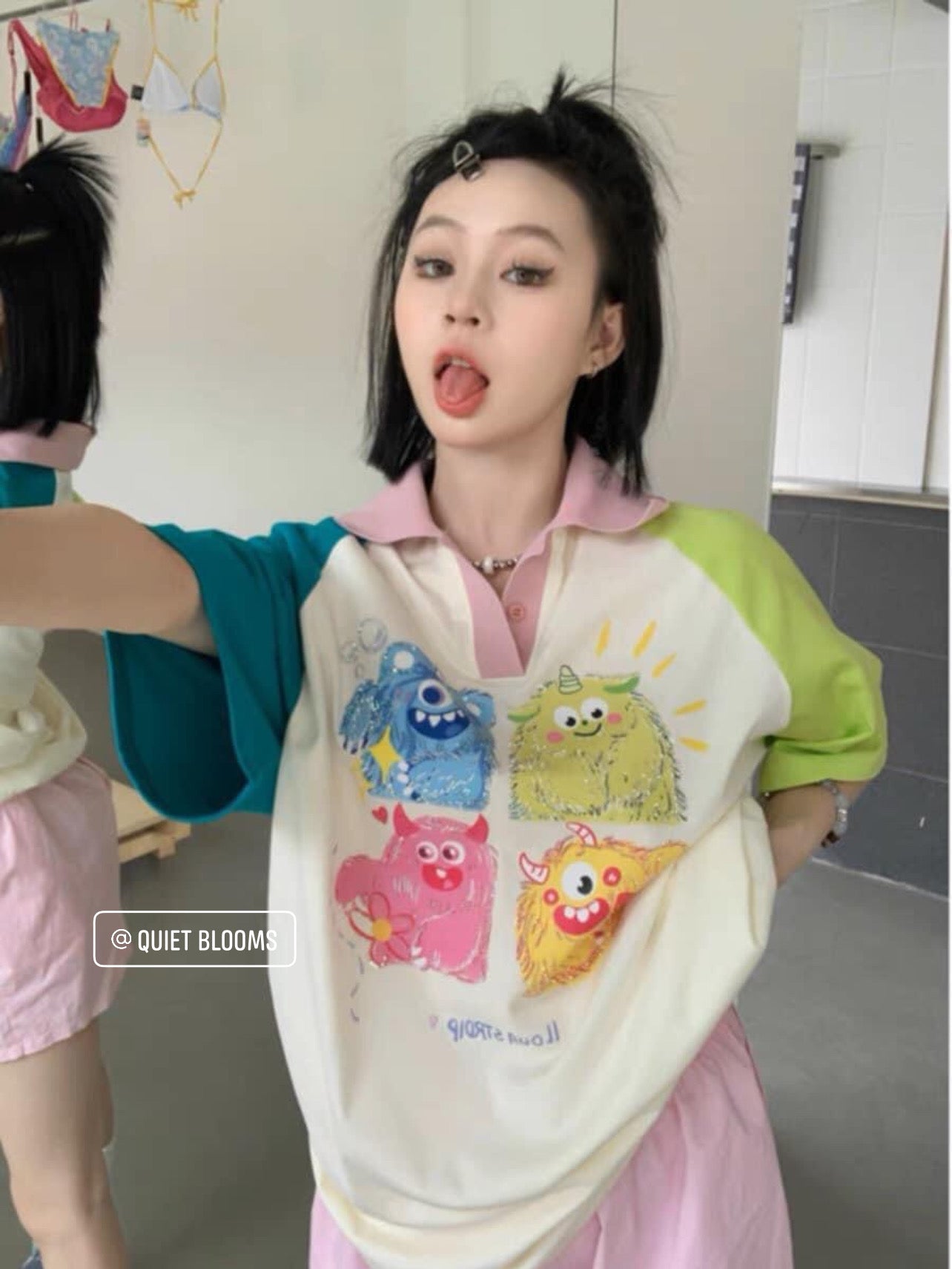 Polo Monster Đính Đá