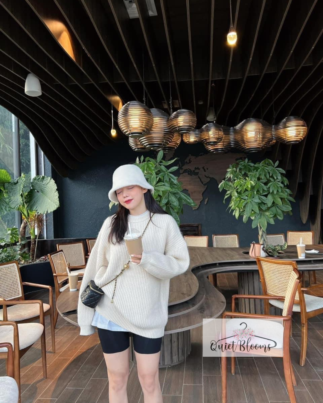 Lightweight Sweater in Cream