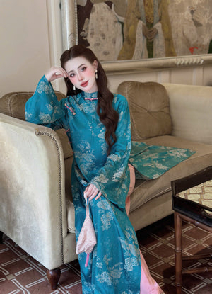 Áo Dài Gấm và Quần Lụa Lạnh