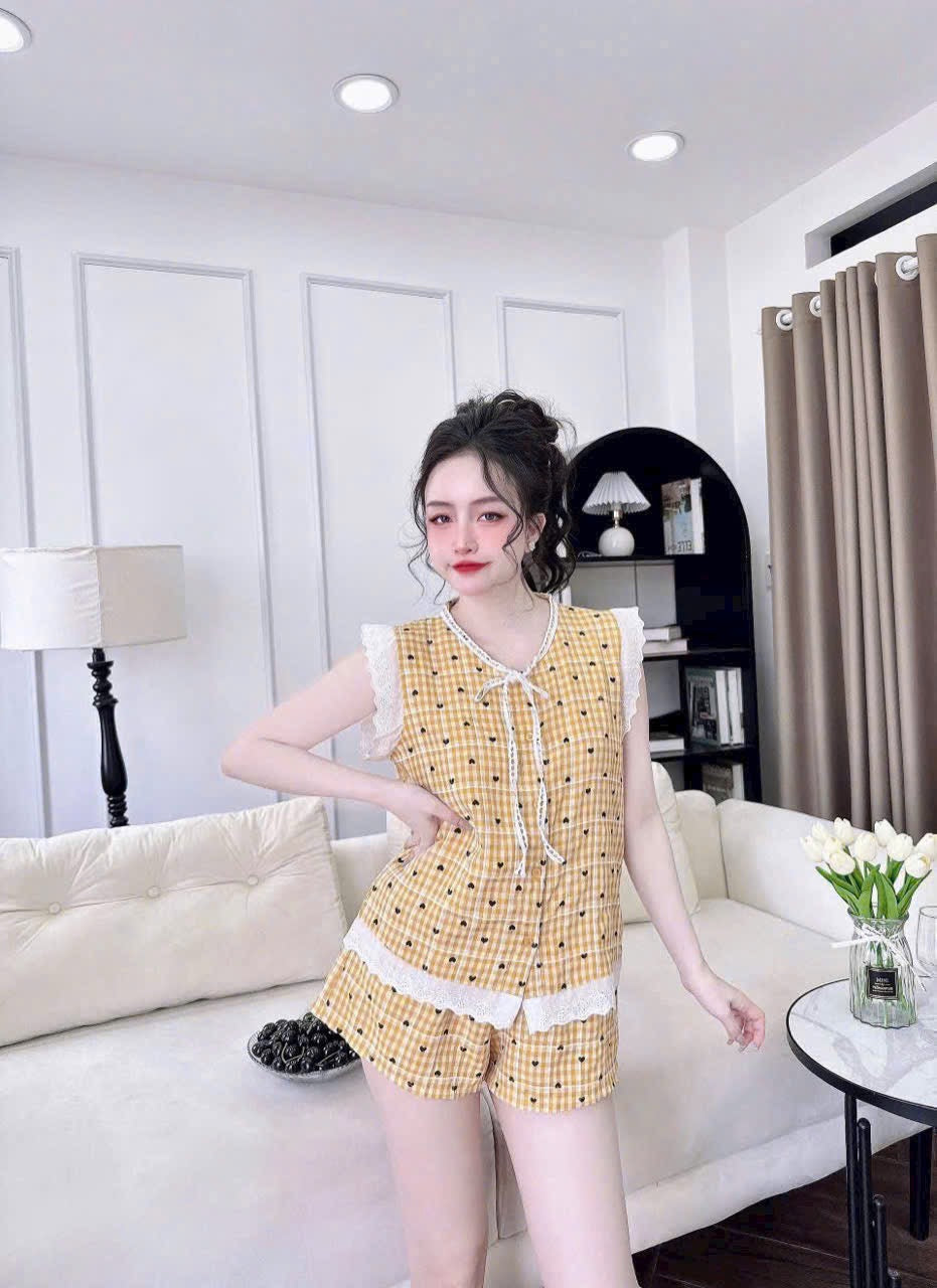 (90-120 lbs) Sleevelessed Kate Pajama Set