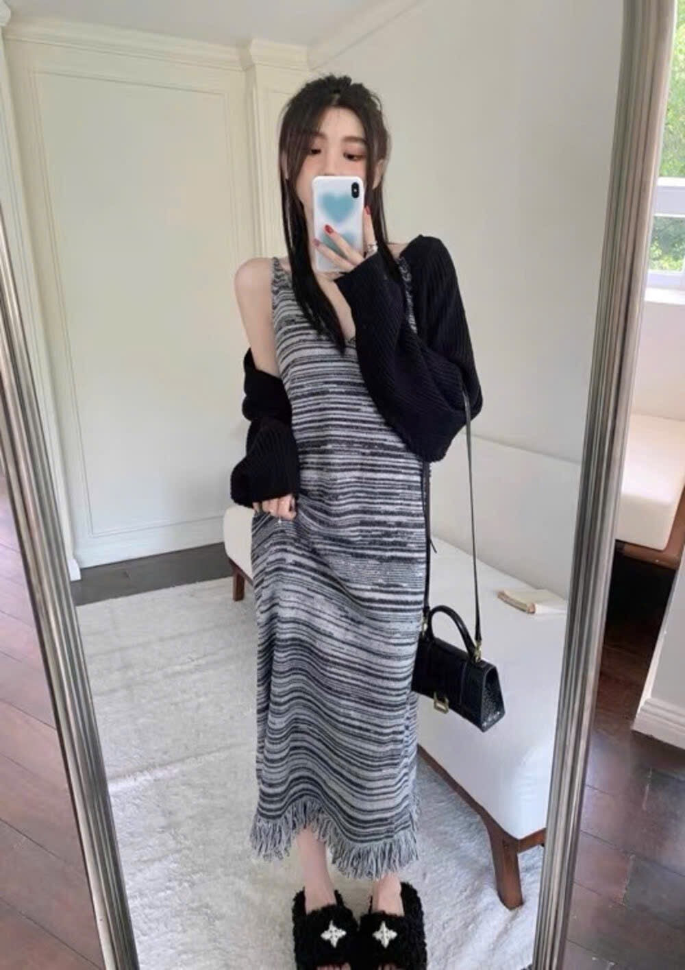 Knit Dress with Jacket