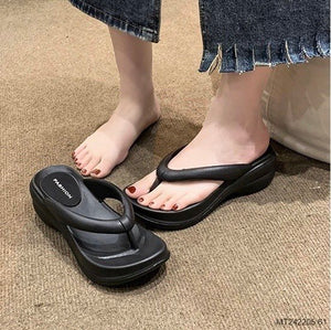 Black Flip Flops