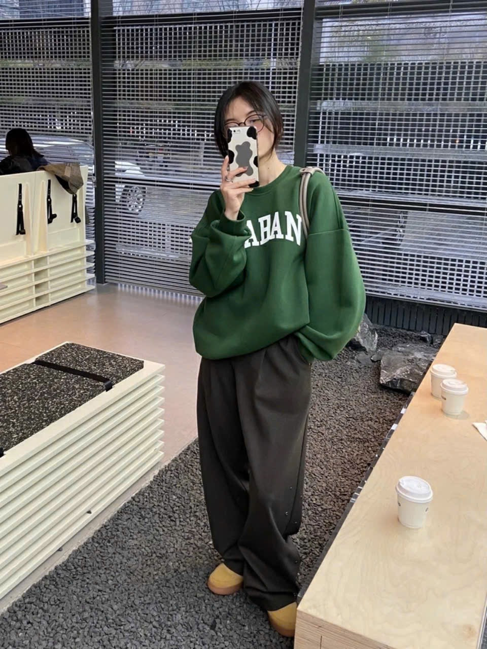 Paban Dark Green Sweatshirt