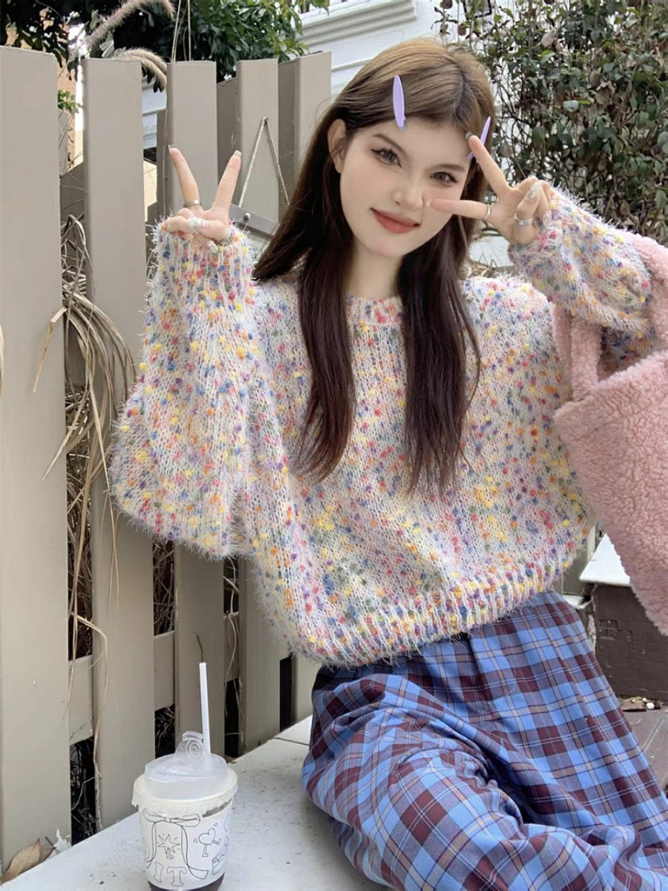 Colorful Dots Sweater