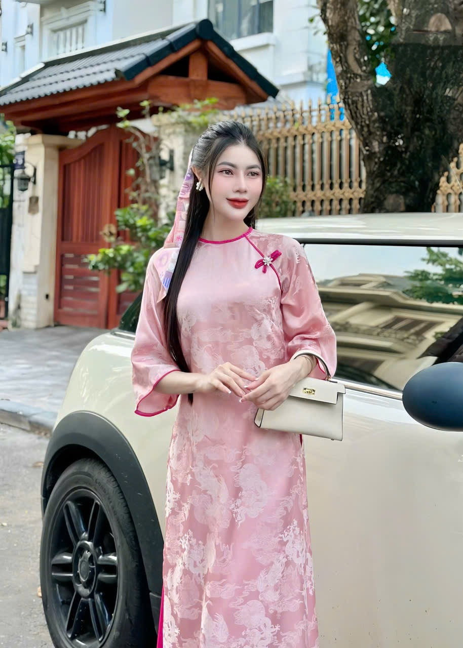 AD04 Áo Dài Lụa Gấm