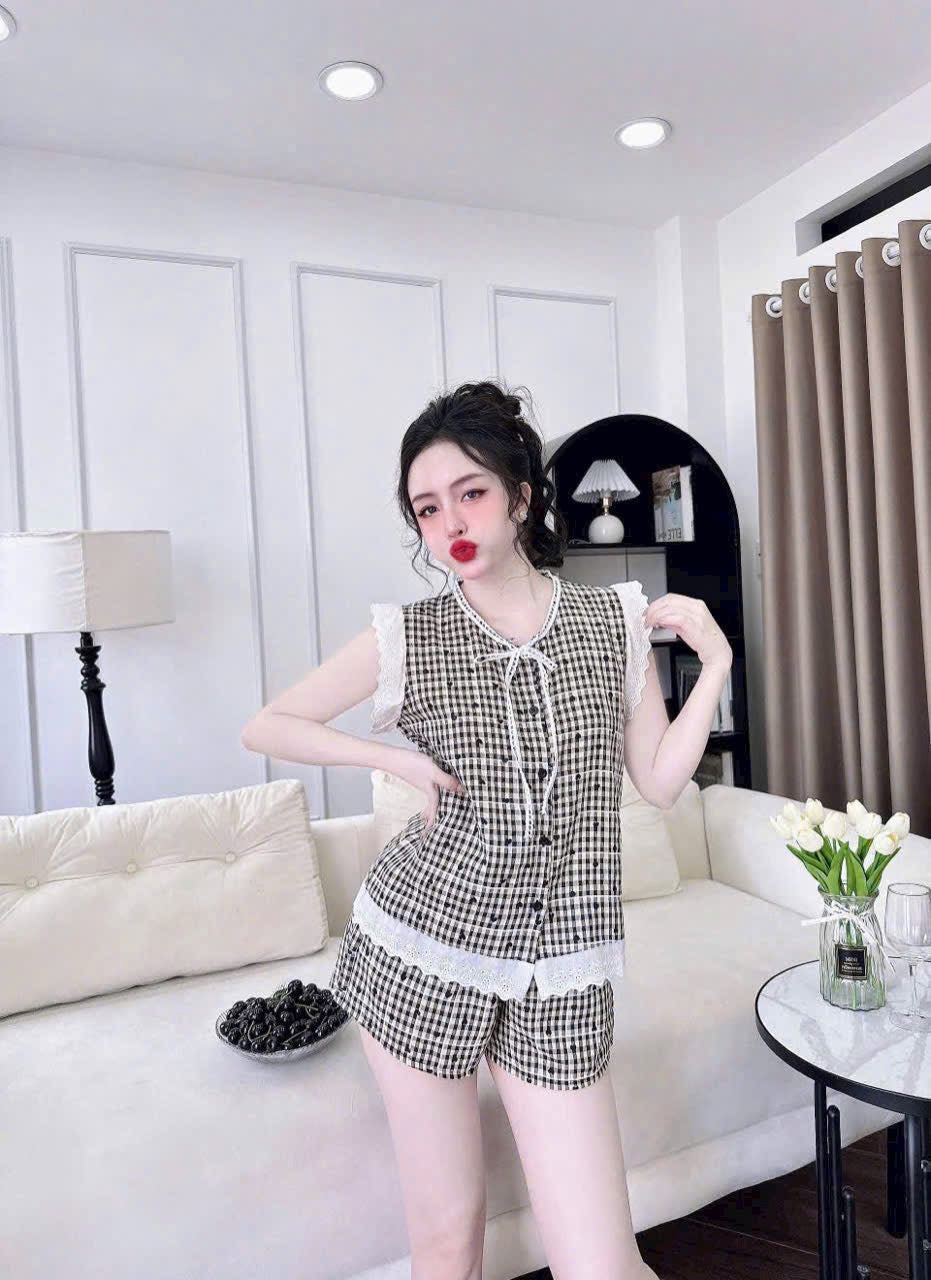 (90-120 lbs) Sleevelessed Kate Pajama Set