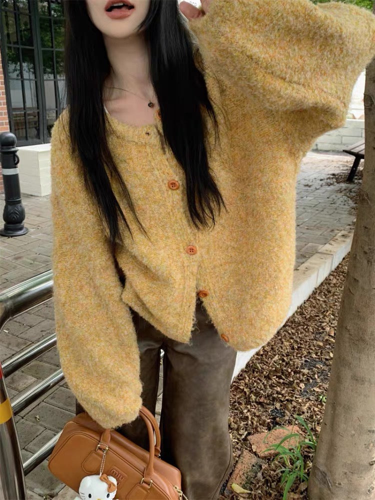 Sonoma Mustard Cardigan