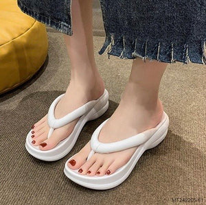 White Flip Flops