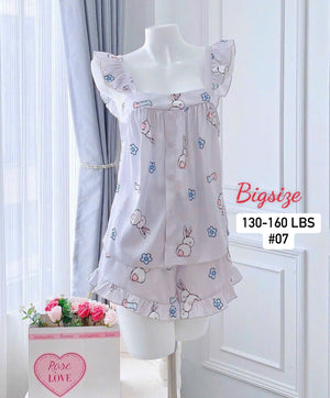 Big Size 130-160 lbs - Short Pajamas