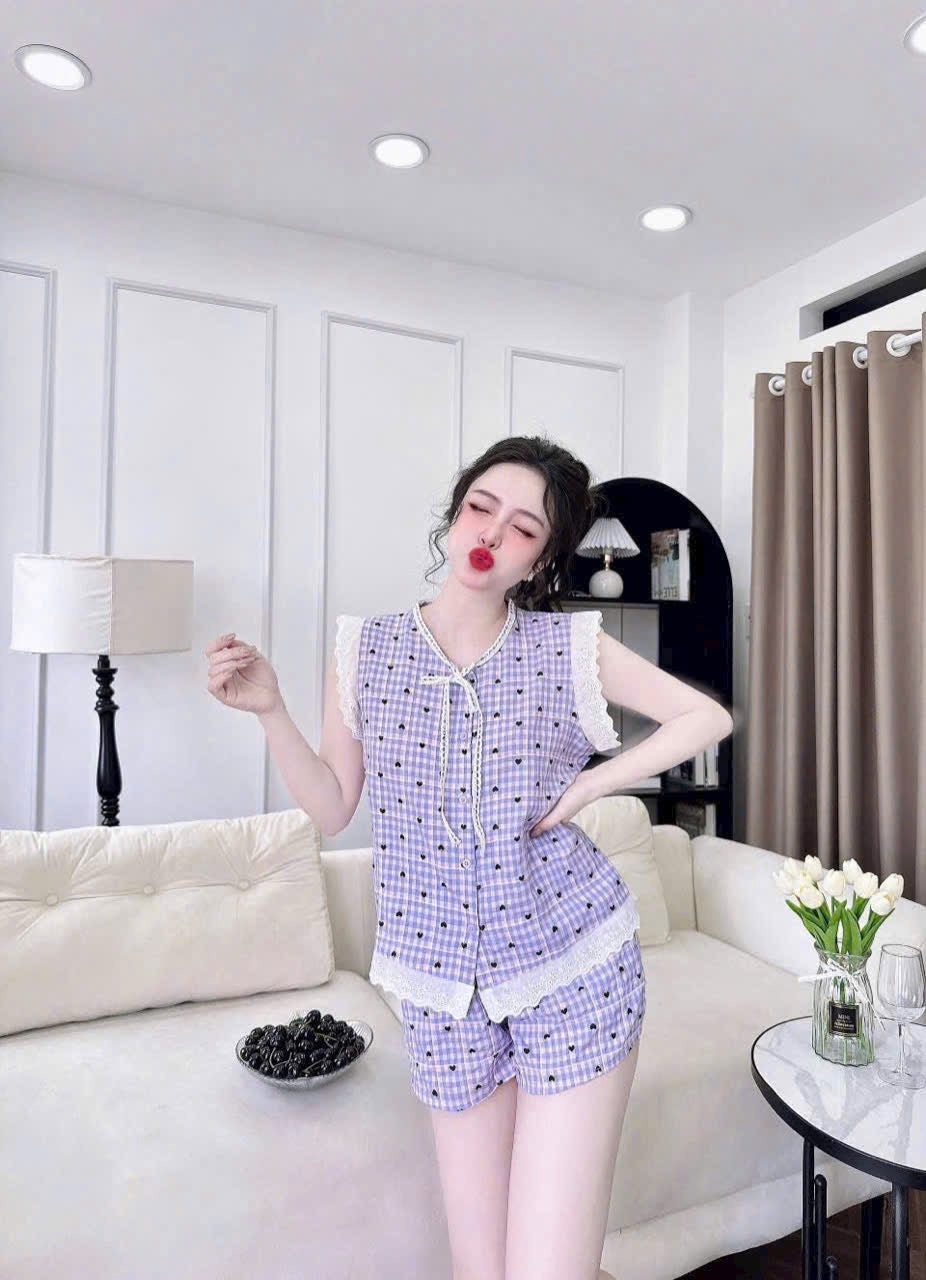 (90-120 lbs) Sleevelessed Kate Pajama Set