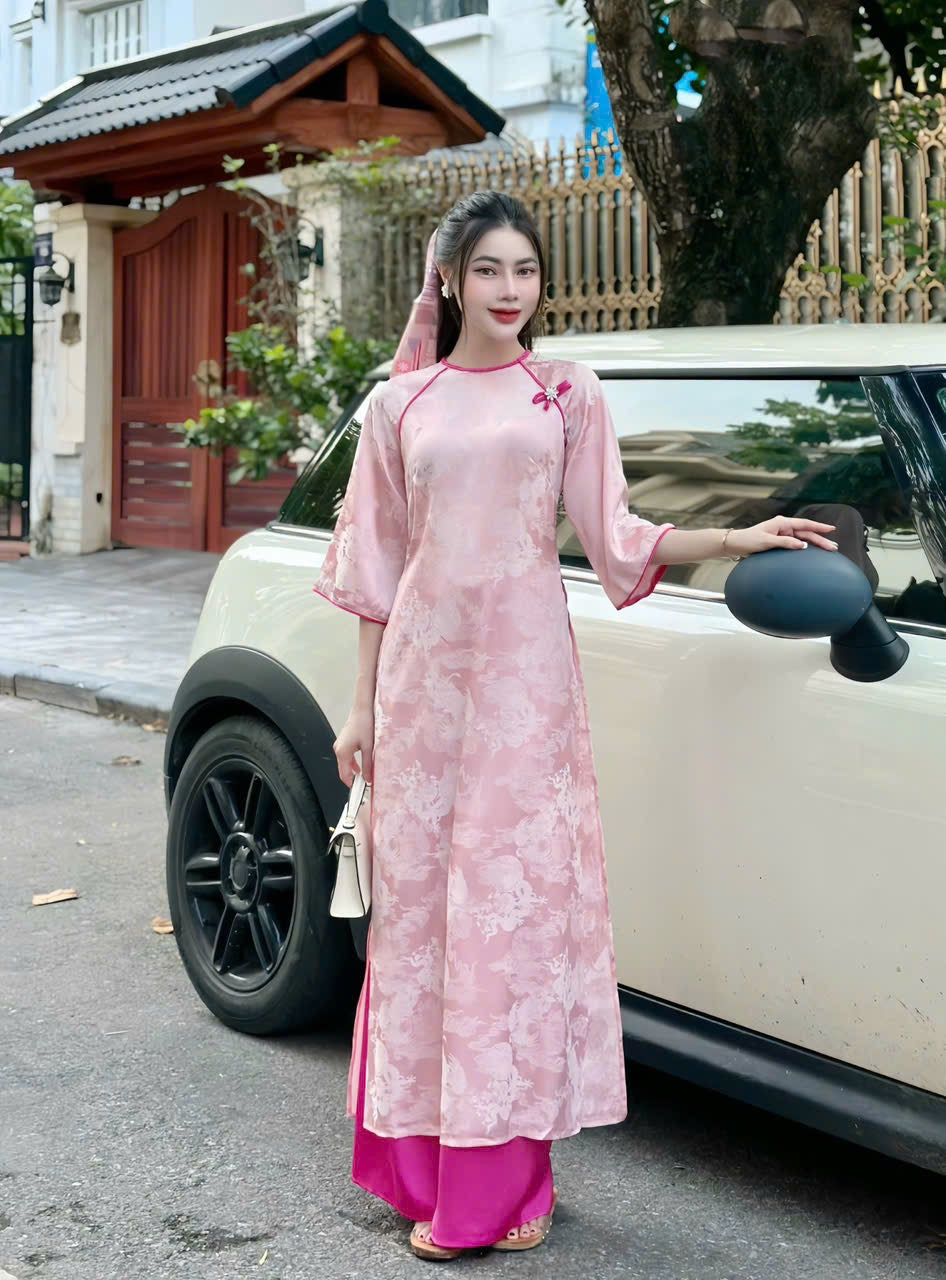 AD04 Áo Dài Lụa Gấm