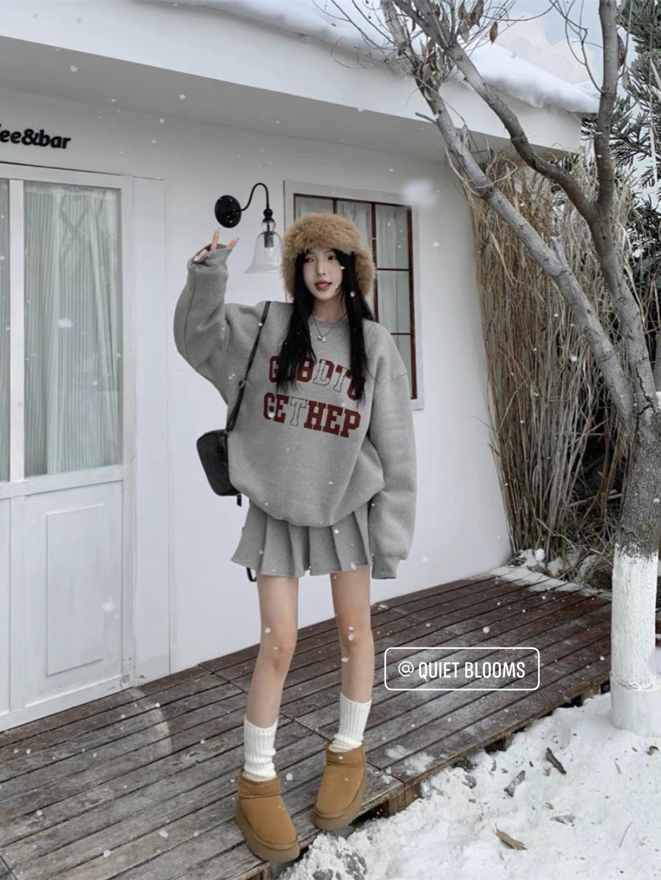 SET of 2 - sweatshirt and skirt