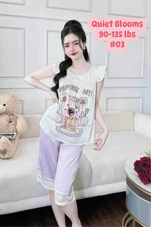 L03 - Short Sleeved Top and Knee Length Pants