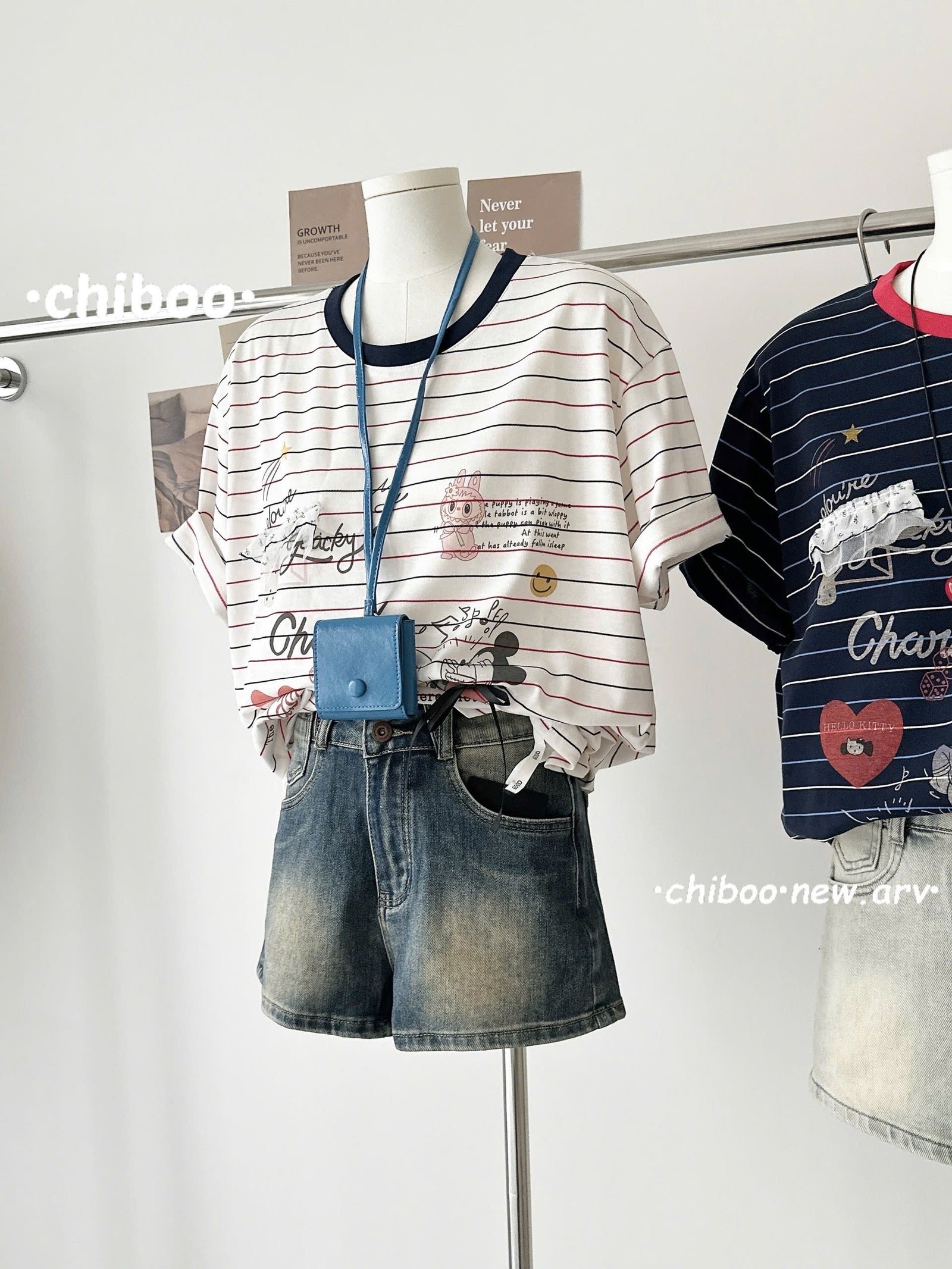 Characters Tee Tshirt with Charm