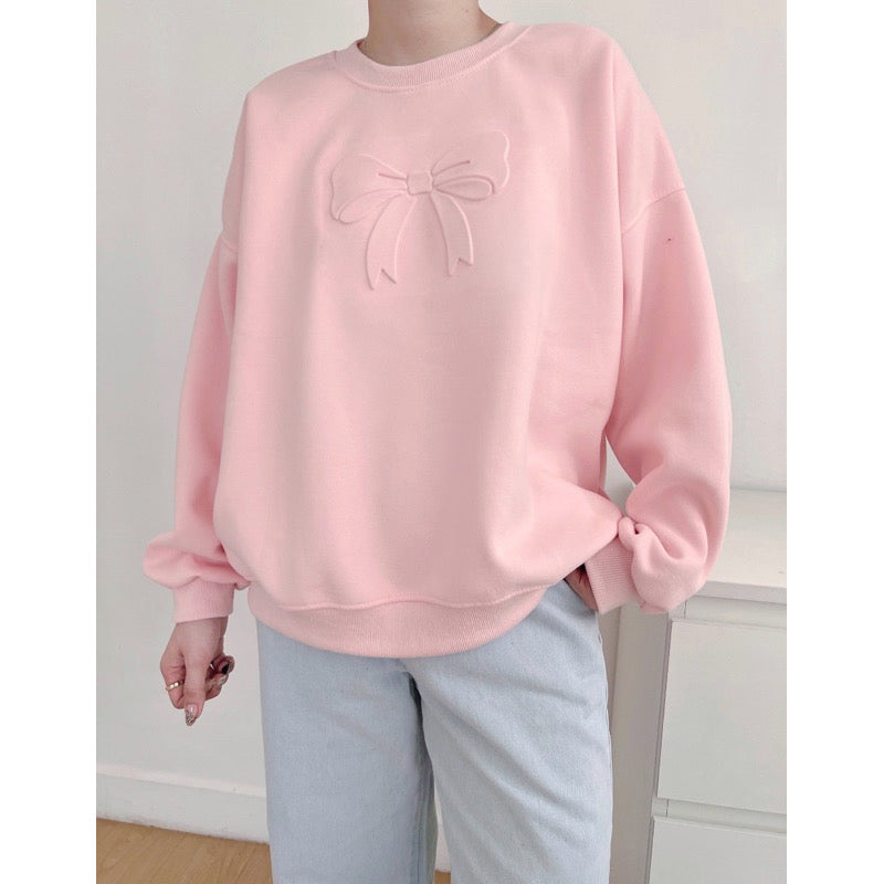 Sweatshirt with Bow up front