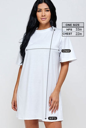 Baby It's Cold Outside T-shirt Tee Dress